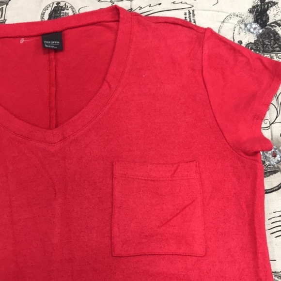 Free Press Brushed V-Neck T-Shirt - Picture 6 of 6